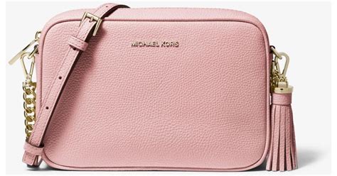 michael kors crossbody pebble leather